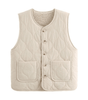 Quilted and Warm Sleeveless Vest for Women