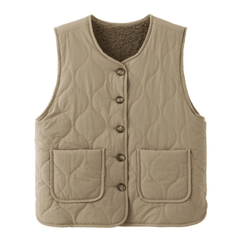 Gilet Rembourré de Coton pour Femmes - Emilia Lane