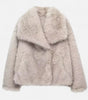 Faux fur coat for women