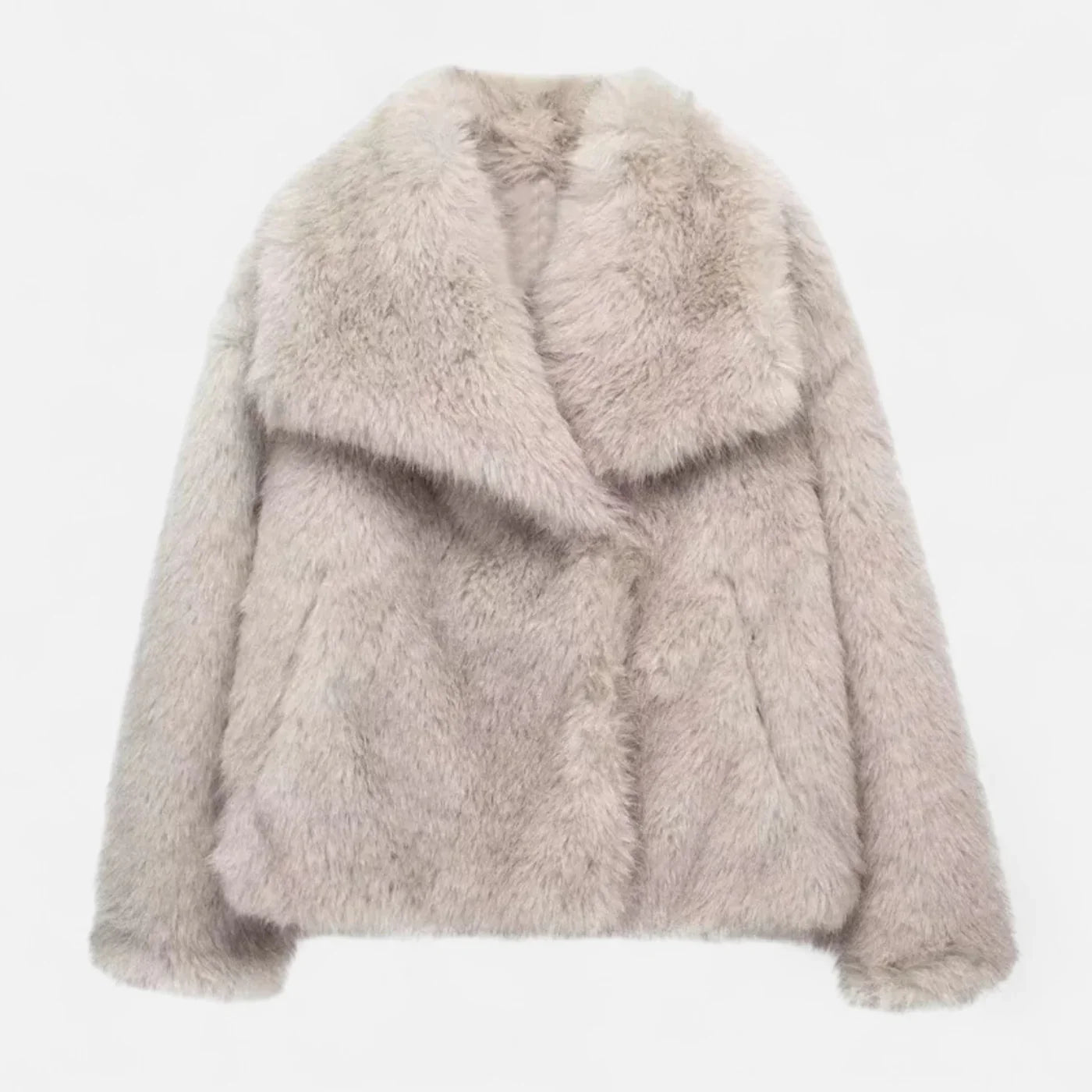 Faux fur coat for women