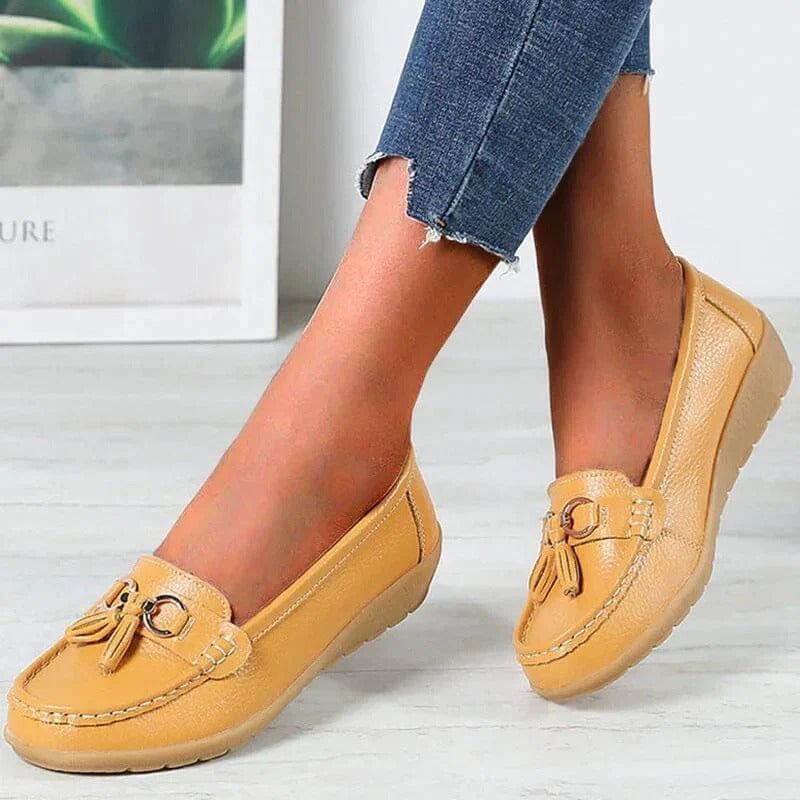 Leather Orthopedic Loafers for Women