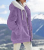 Oversized Fleece Hoodie Jacket for Women