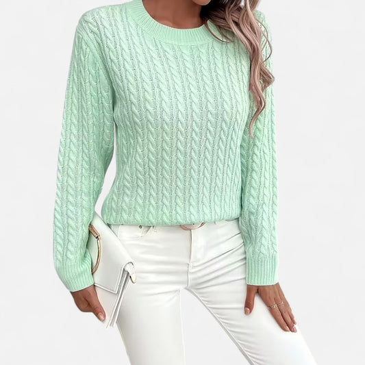 Classic Round Neck Sweater for Women