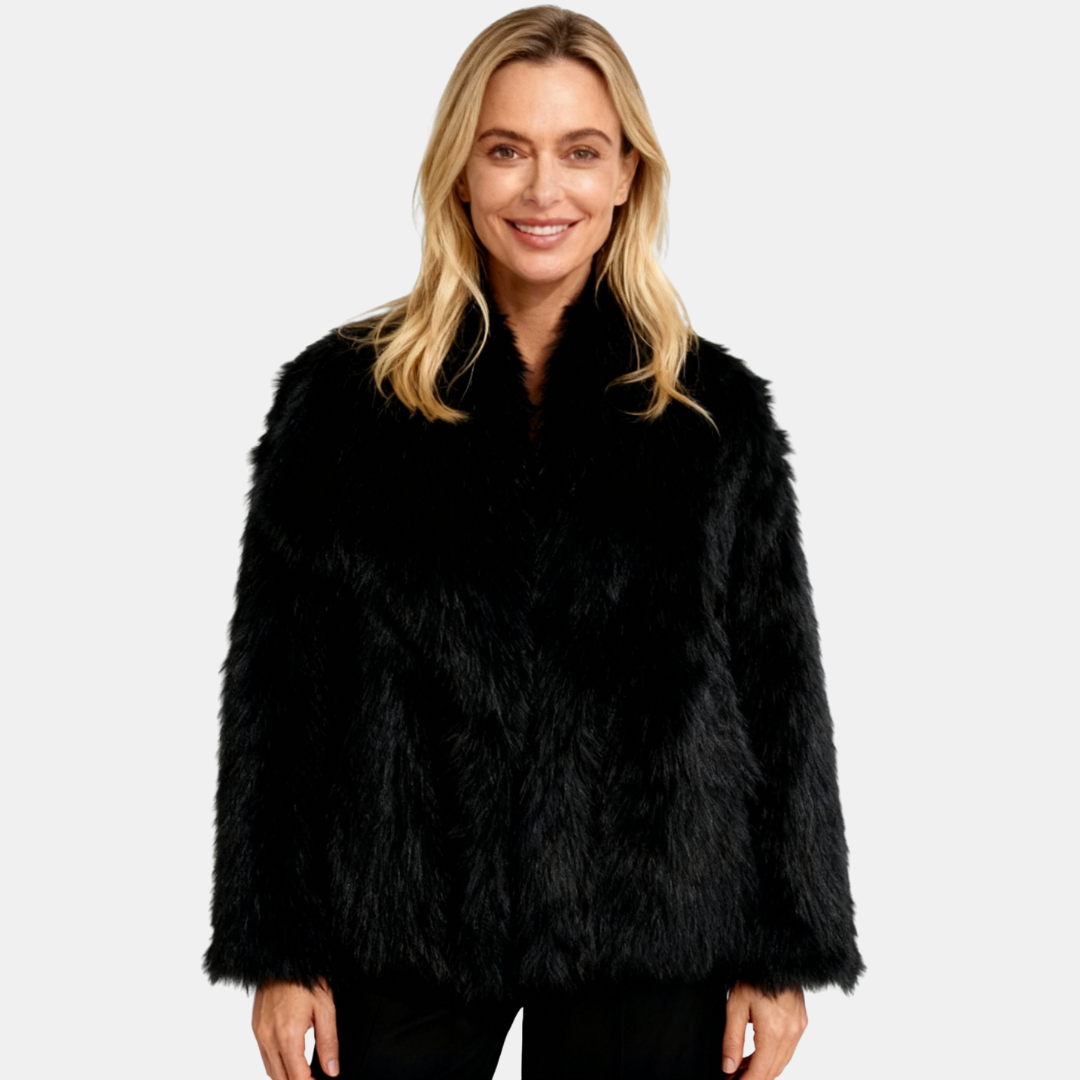 Faux fur coat for women