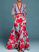 Elegant Floral Maxi Dress for Women