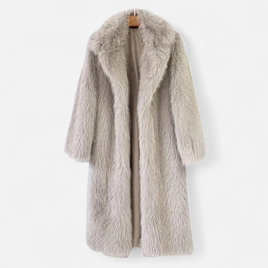 Long Coat in Faux Fur for Women