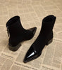 Pointed Suede Heel Boot for Women