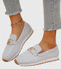 Loafers Flats en Toile pour Femmes - Emilia Lane