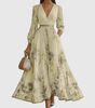 Longue robe plissée pour femmes - Emilia Lane