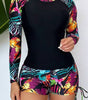 Maillot de Bain Manches Longues Taille Haute pour Femme - Emilia Lane