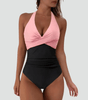 Maillot de Bain Une Pièce Sculptant Décolleté en V pour Femme | Idéale pour l'Été - Emilia Lane