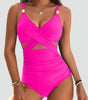 Maillot de Bain Une Pièce Sculptant pour Femme avec Filet | Idéal pour l'Été - Emilia Lane