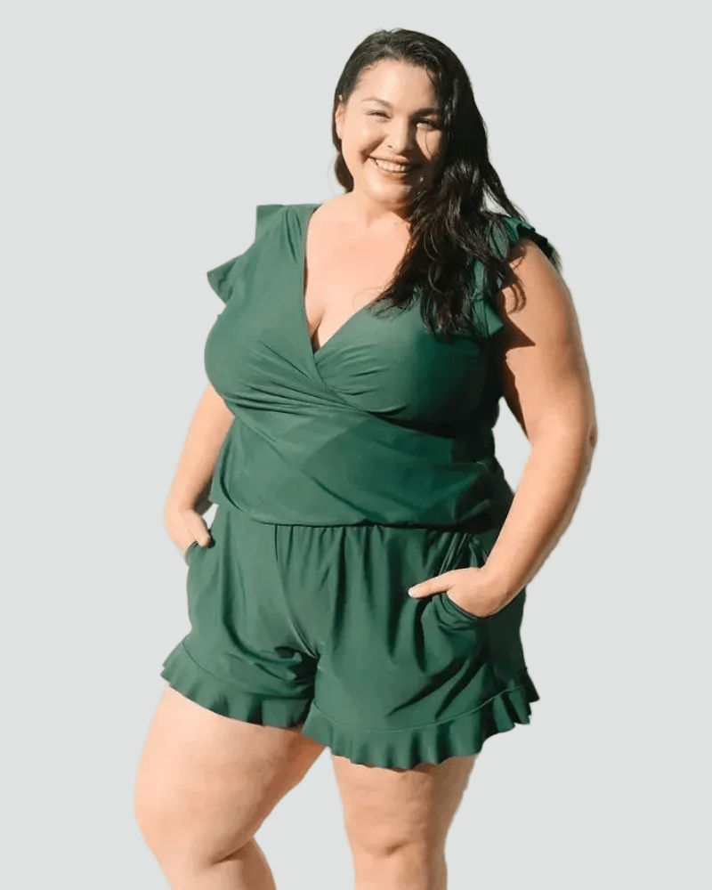 Maillot de bain une pièce sculptant pour femme | Idéale pour la plage - Emilia Lane
