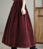 Corduroy Maxi Skirt for Women