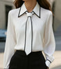 Oversized Collar Blouse for Women