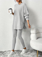 Women's Ribbed Knit Lounge Set