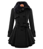 Manteau à Col en Fausse Fourrure pour Femmes - Emilia Lane