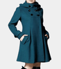 Manteau classique à poches latérales pour femme - Emilia Lane