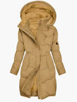 Manteau d'hiver doublé avec capuche pour femmes - Emilia Lane