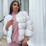 Manteau en Fausse Fourrure pour Femme - Emilia Lane