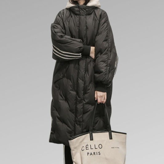 Manteau Long à Capuche en Duvet pour Femme - Emilia Lane