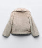 Manteau long en fausse fourrure pour femmes - Emilia Lane
