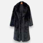 Manteau Long en Fausse Fourrure pour Femmes - Emilia Lane