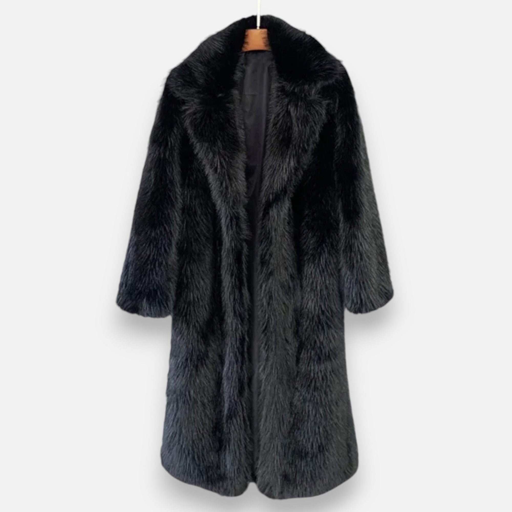 Manteau Long en Fausse Fourrure pour Femmes - Emilia Lane