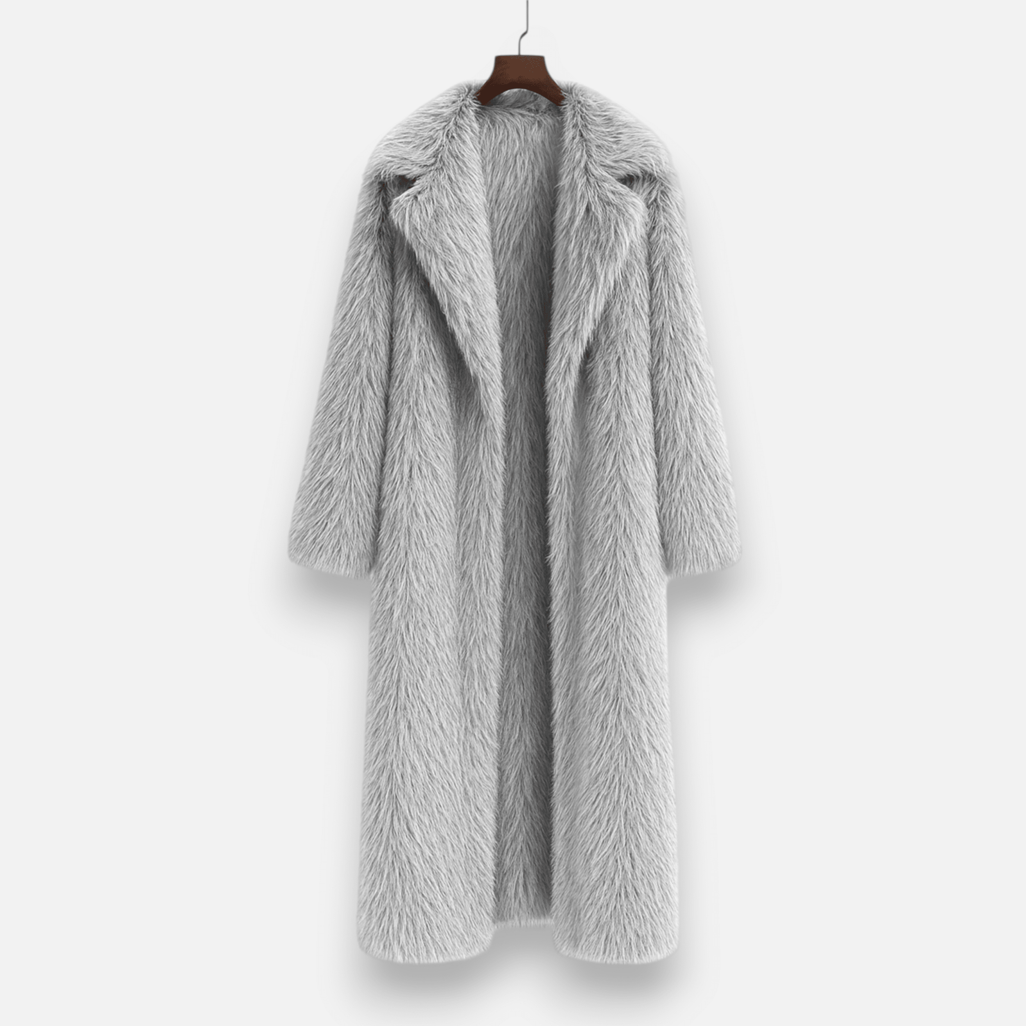 Manteau Long en Fausse Fourrure pour Femmes - Emilia Lane