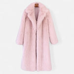 Manteau Long en Fausse Fourrure pour Femmes - Emilia Lane