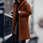 Manteau long en laine d'alpaga pour femmes - Emilia Lane
