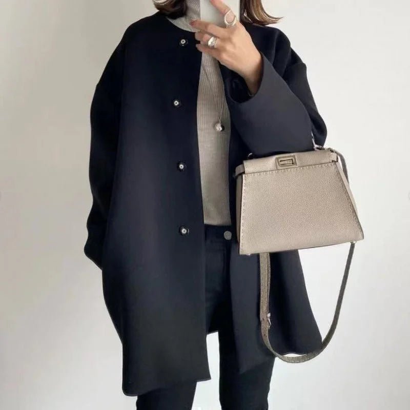 Manteau Long Oversize en Coton pour Femme - Emilia Lane