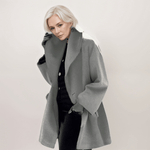 Manteau Oversize en Tissu Effet Laine pour Femme - Emilia Lane