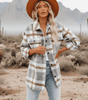 Manteau Style Flanelle à Carreaux pour Femmes - Emilia Lane