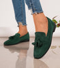 Comfort Suede Moccasins with Fringe for Women
