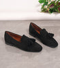 Comfort Suede Moccasins with Fringe for Women