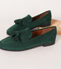 Comfort Suede Moccasins with Fringe for Women