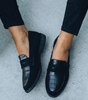 Soft Comfort Moccasins in Faux Leather for Women