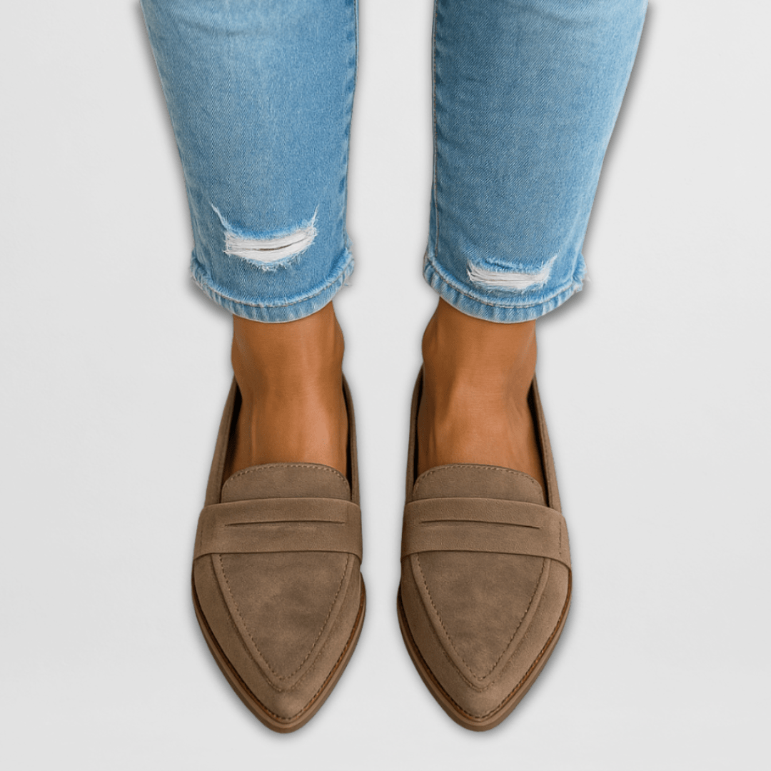 Mocassins en Daim pour Femmes - Emilia Lane