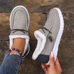Comfort Moccasin Lined Canvas for Women