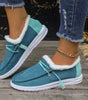 Comfort Moccasin Lined Canvas for Women