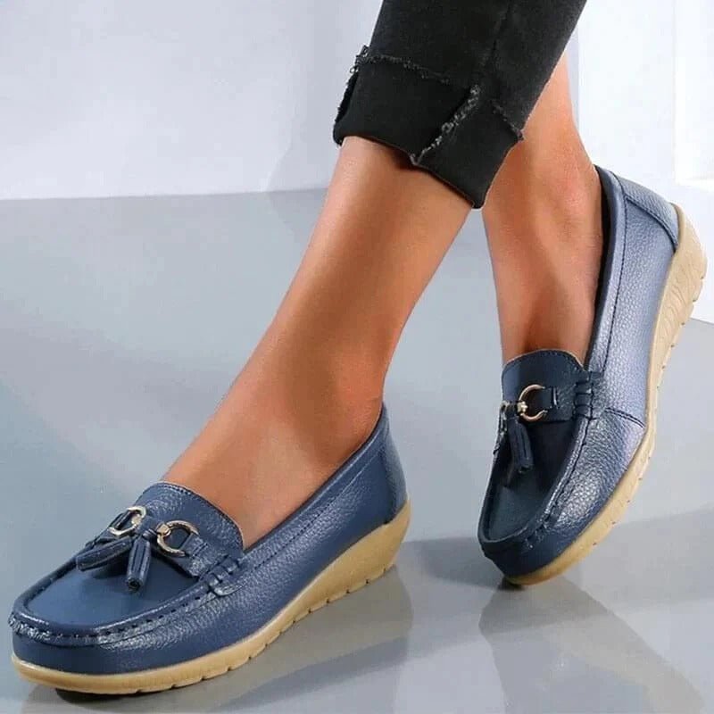 Mocassins Orthopédiques en Cuir pour Femmes - Emilia Lane