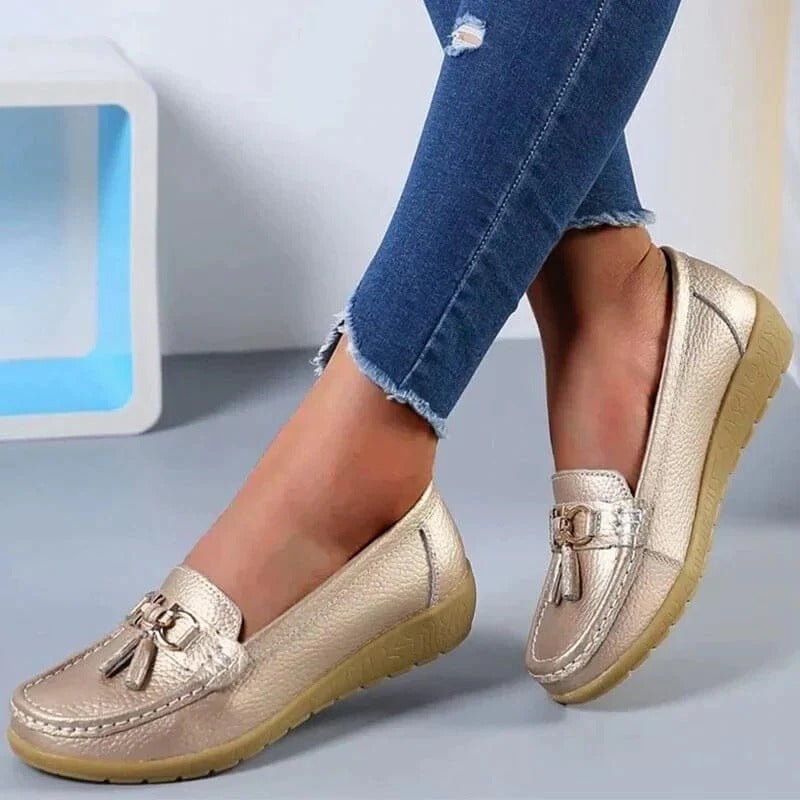 Mocassins Orthopédiques en Cuir pour Femmes - Emilia Lane