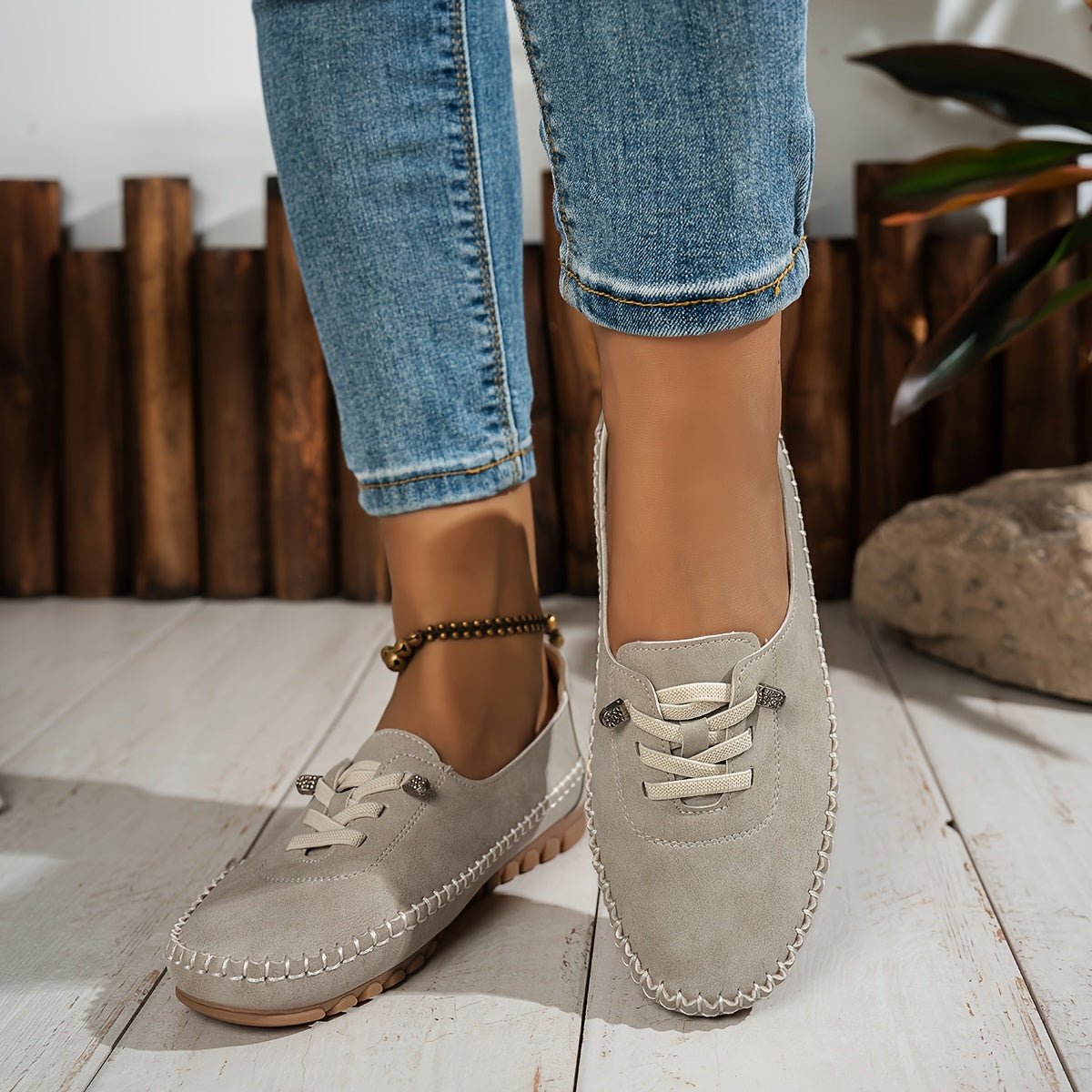 Mocassins Souples à Soutien Intégral pour Femmes - Emilia Lane