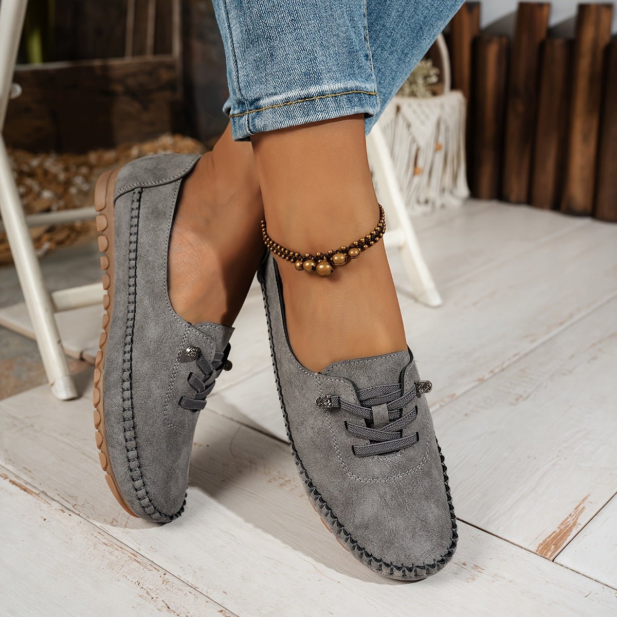 Mocassins Souples à Soutien Intégral pour Femmes - Emilia Lane