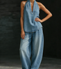 Two-Piece Denim Set for Women | Perfect for Everyday Wear