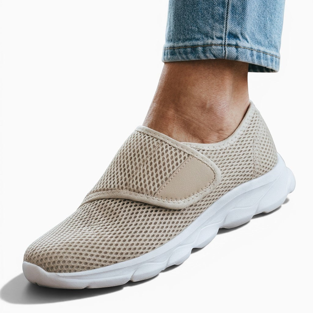 Comfort Basket for Wide Feet in Breathable Mesh for Women
