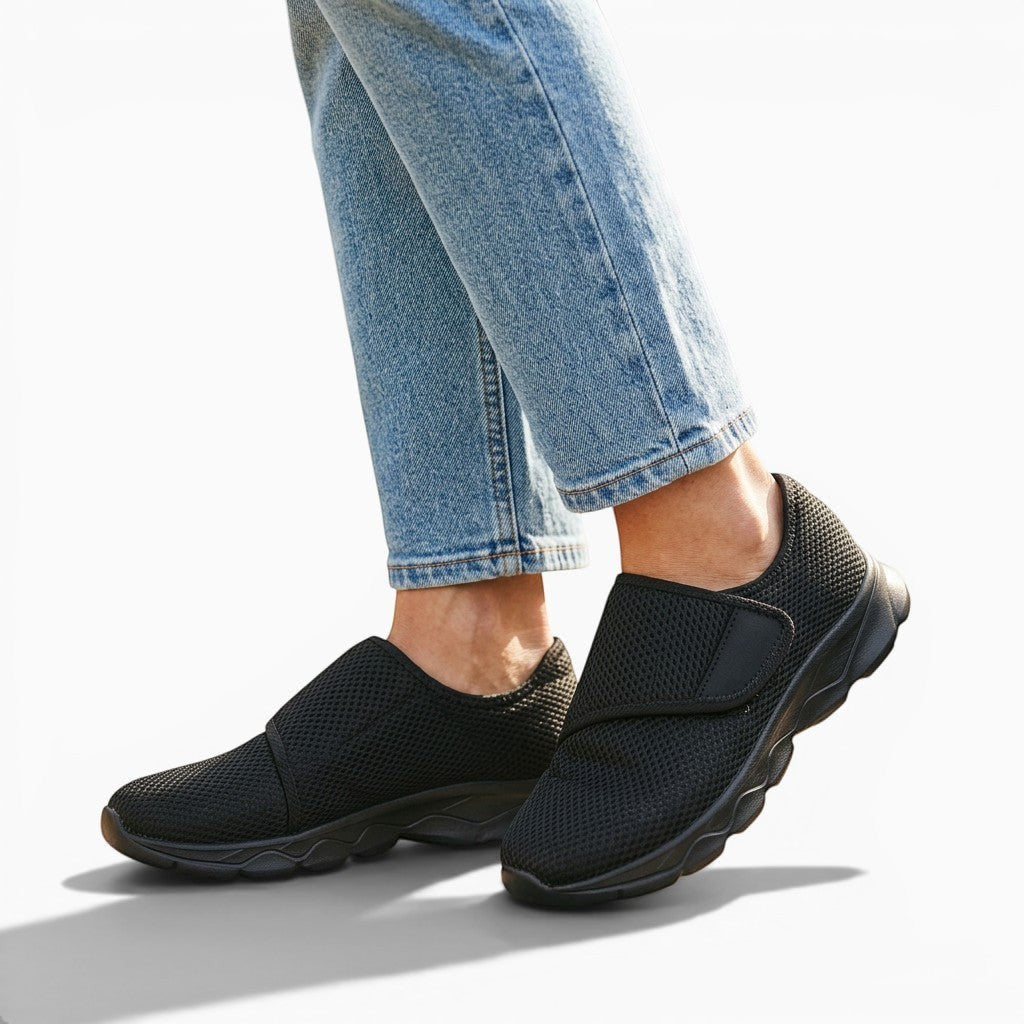 Comfort Basket for Wide Feet in Breathable Mesh for Women