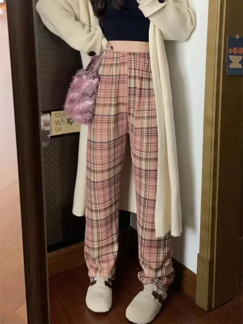 Pantalon à carreaux pour femmes - Emilia Lane