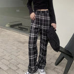 Pantalon à carreaux pour femmes - Emilia Lane